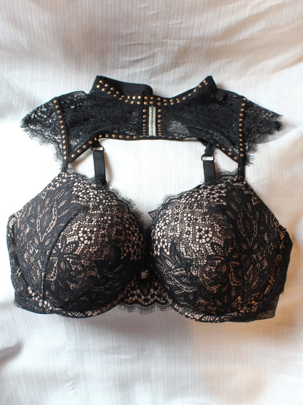 Victoria's Secret Size 38D Very Sexy Push-up Black/Nude